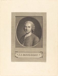 Frontispis: J.J. Rousseau od Augustin de Saint Aubin after Maurice Quentin