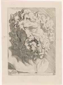 Vedoucí Laocoon Studie pro kreslicí knihu podle klasických soch a postav od Anthonyho van Dycka (název série)