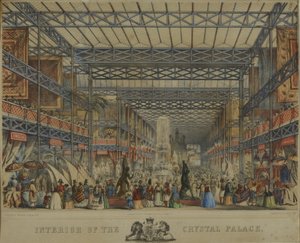 Interiér Crystal Palace, 1851