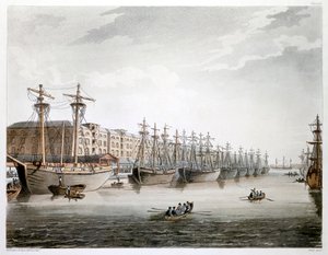 West India Docks, Londýn, 1808-1810