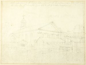 Studie pro trh Covent Garden, Westminster Election, z mikrokosmu Londýna od Augustus Charles Pugin