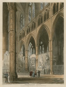 Westminsterské opatství, Londýn od Augustus Charles Pugin