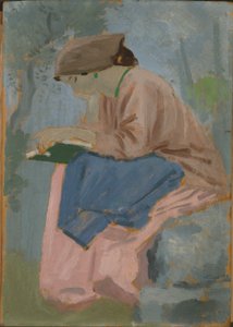 Žena čtení - provensálská studie