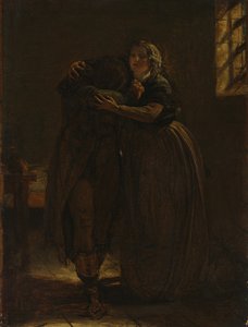 Studie na "Pojď si odpočinout v tomto lůně, můj vlastní zasažený drahý" od Augustus Leopold Egg