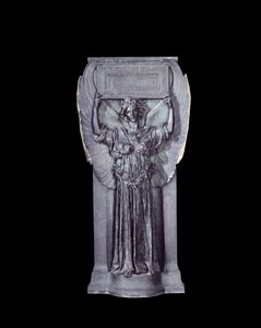 Láska, láska, láska Vysoký reliéf v bronzu od Augusta Saint Gaudense (Saint-Gaudens) (1848-1907)