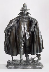 The Puritan, 1899 (tmavě hnědočerný patinovaný bronz)