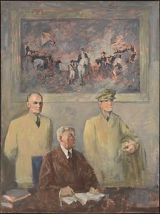 Vrchní velení - levý panel, 1947-1949. od Augustus Vincent Tack