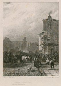 Demolice Swallow Street v Londýně od Augustus Wall Callcott