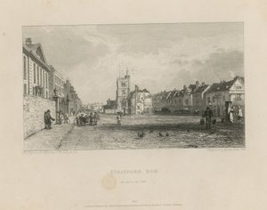 Celkový pohled na Stratford in Bow od Augustus Wall Callcott