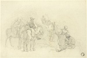 Odpočívající cestující od Augustus Wall Callcott