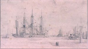Studie kompozice (kresba) od Augustus Wall Callcott