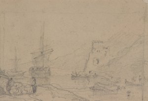 Studie kompozice (kresba) od Augustus Wall Callcott