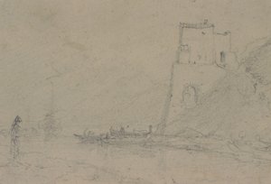 Studie kompozice (kresba) od Augustus Wall Callcott