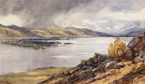 Loch Maree (barevná litografie) od Augustus Watford Weedon