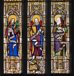 Apoštolové, detail, 1837 (vitráže) od Augustus Welby Northmore Pugin