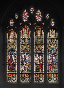 Biblické scény Davida a Saula, 1852 (vitráže) od Augustus Welby Northmore Pugin
