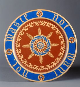Talíř na chléb, vyrobený společností Minton and Company, kolem roku 1849 (keramický) od Augustus Welby Northmore Pugin