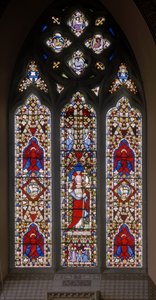 Kristus se Serafínem, kolem roku 1844 (barevné sklo) od Augustus Welby Northmore Pugin