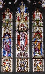 Ukřižování se svatými, 1851 (vitráže) od Augustus Welby Northmore Pugin