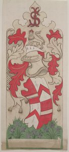 Design pro výzdobu budov parlamentu (tužka, kvaš a wc na papíře) od Augustus Welby Northmore Pugin