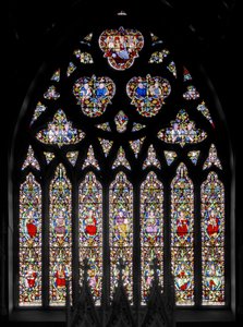 Východní okno s Jesse Tree, cca 1844 (vitráže) od Augustus Welby Northmore Pugin