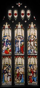 Události ze života Krista a Panny Marie, 1851 (vitráže) od Augustus Welby Northmore Pugin