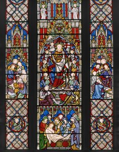 Témata vzkříšení, detail, 1850 (vitráž) od Augustus Welby Northmore Pugin