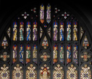 St. Alban, detail, cca 1841 (vitráže) od Augustus Welby Northmore Pugin