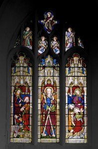 St. Andrew & Christs Miracles, 1851 (vitráže) od Augustus Welby Northmore Pugin