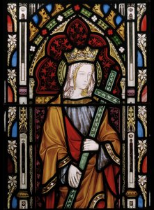 Svatá Helena, detail (vitráže) od Augustus Welby Northmore Pugin