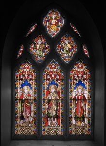 Sv. Osmund a sv. Tomáš, 1848 (vitráže) od Augustus Welby Northmore Pugin