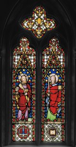 St. Peter & St. Paul, cca 1845 (vitráže)