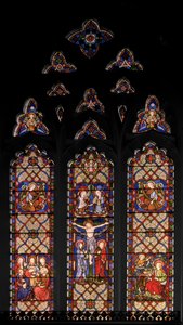 Ukřižování, 1849 (vitráže) od Augustus Welby Northmore Pugin