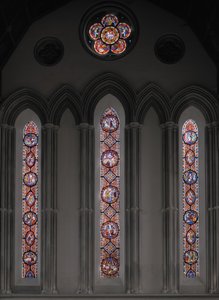 Umučení Krista, východní okno, 1848-50 (vitráže) od Augustus Welby Northmore Pugin