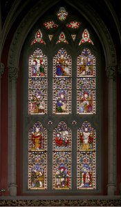 Typy s Anti-Typy, 1846 (barevné sklo) od Augustus Welby Northmore Pugin