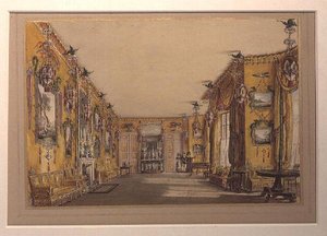 Žlutý (severní) salon (barva lito) od Augustus Welby Pugin