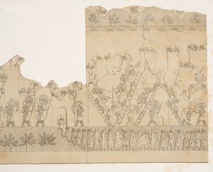Obléhání a eskaláda města (Kouyunjik), od Monuments of Niniveh, hospoda. 1849 od Austen Henry Layard