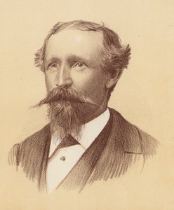 Bernhardt Otto Holtermann (barevná litografie) od Australian School