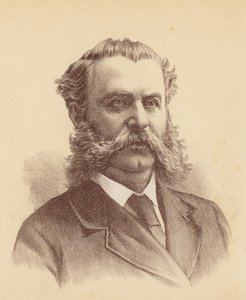 Kapitán Frederic Henry Trouton (barevná litografie)