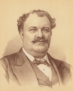 Clarence H Hannell (barevná litografie) od Australian School