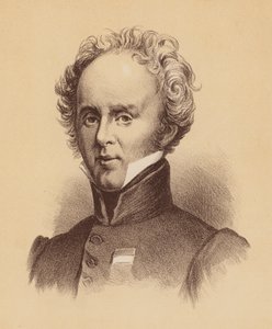 Generálporučík Sir Richard Bourke, osmý guvernér Nového Jižního Walesu (barevná litografie) od Australian School