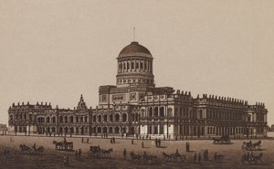 Melbourne, Austrálie: (litografie) od Australian School