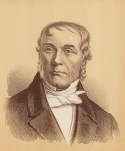 William Faithfull, Esquire (barevná litografie) od Australian School
