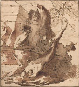 Umučení svatého Šimona od Austrian 18th Century