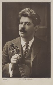 Fritz Kreisler , rakouský houslista a skladatel od Austrian Photographer