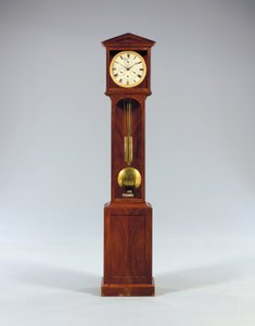 Měsíc trvající bodenstanduhr s časovou rovnicí a úplným kalendářem, 1806 od Austrian School
