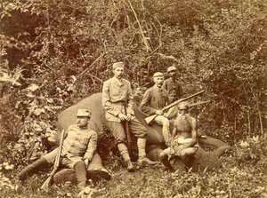 Arcivévoda Franz Ferdinand po lovu, Srí Lanka kolem roku 1892 od Austrian School