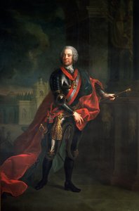 Hrabě Leopold Joseph von Daun (1705-66), polní marshall a rakouský vrchní velitel během sedmileté války, porazil Fridricha Velikého při obléhání Kolína