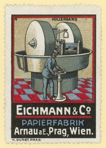 Výrobci papíru Eichmann & Co, Arnau am Elbe, Praha, Vídeň od Austrian School