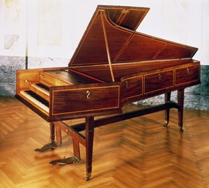Cembalo patřící Franzi Josephu Haydnovi (1732-1809) od Austrian School